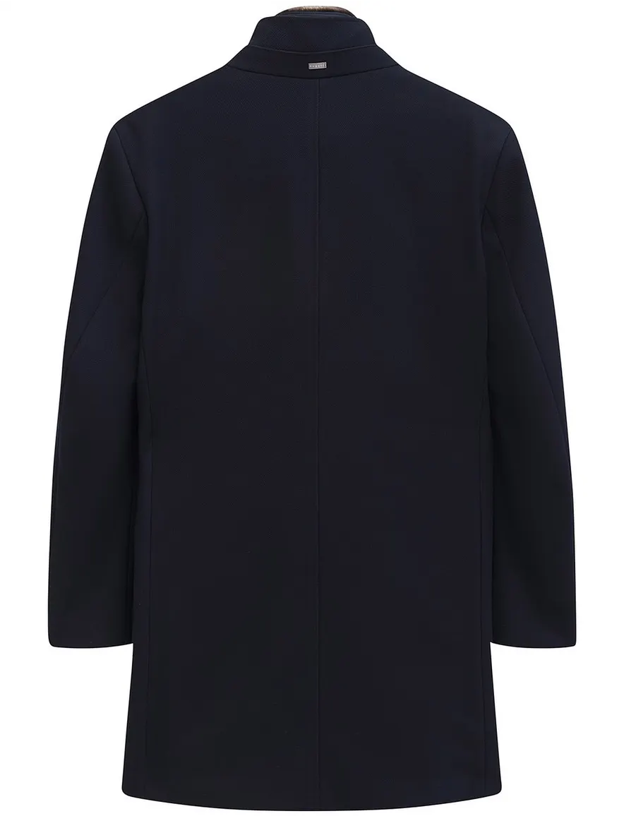 winterjas donkerblauw Bugatti