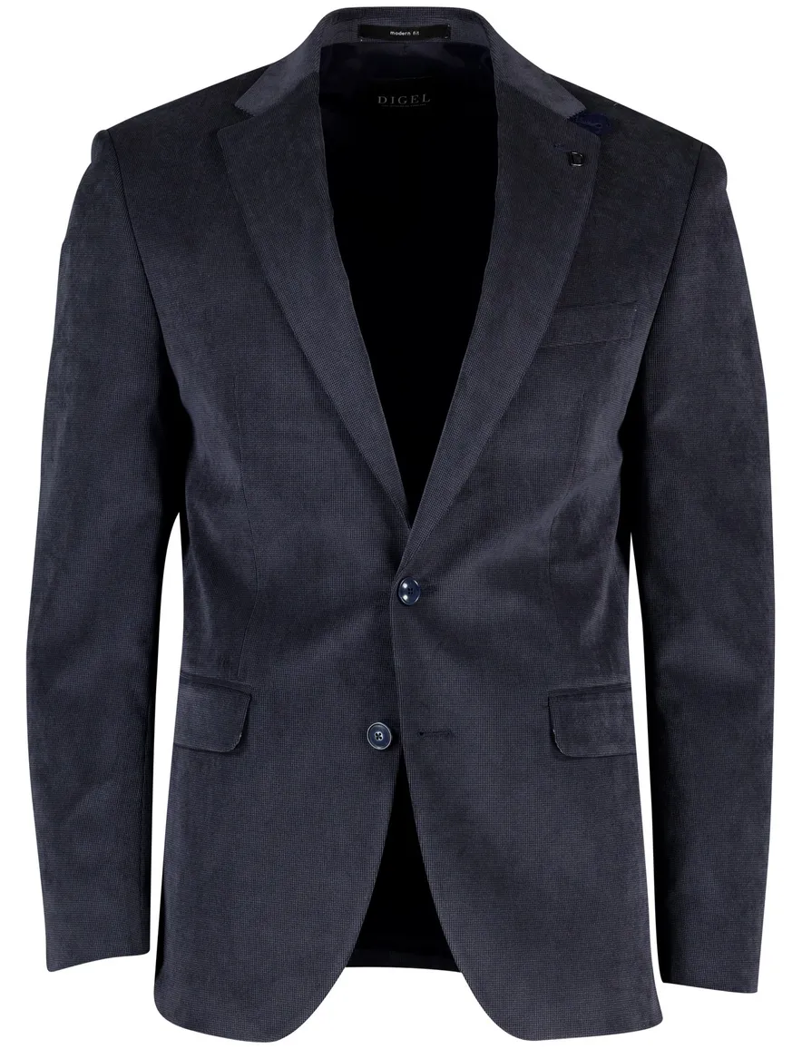 Digel Ezzo-G colbert donkerblauw effen normale fit