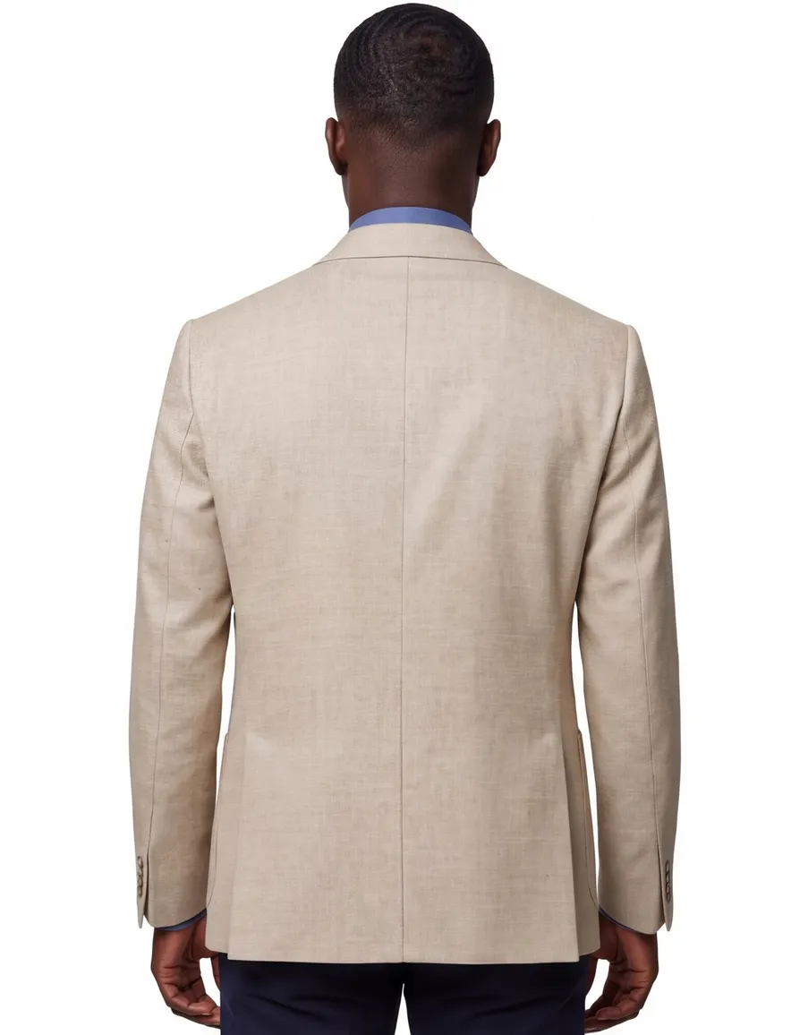 Dressler colbert Eduard normale fit scheerwol beige