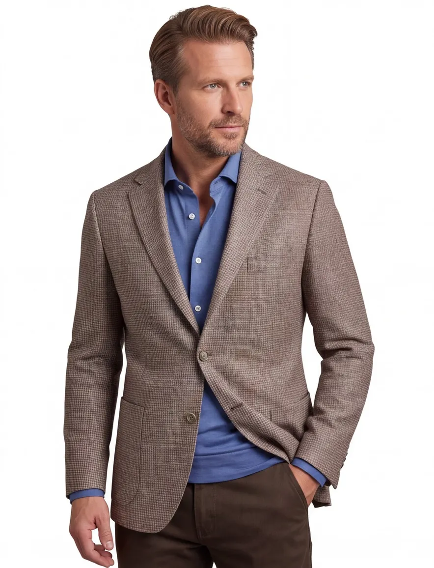 Dressler Eduard colbert beige lamswol