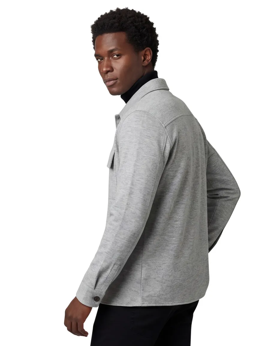 Profuomo Cutaway Grey overshirt grijs