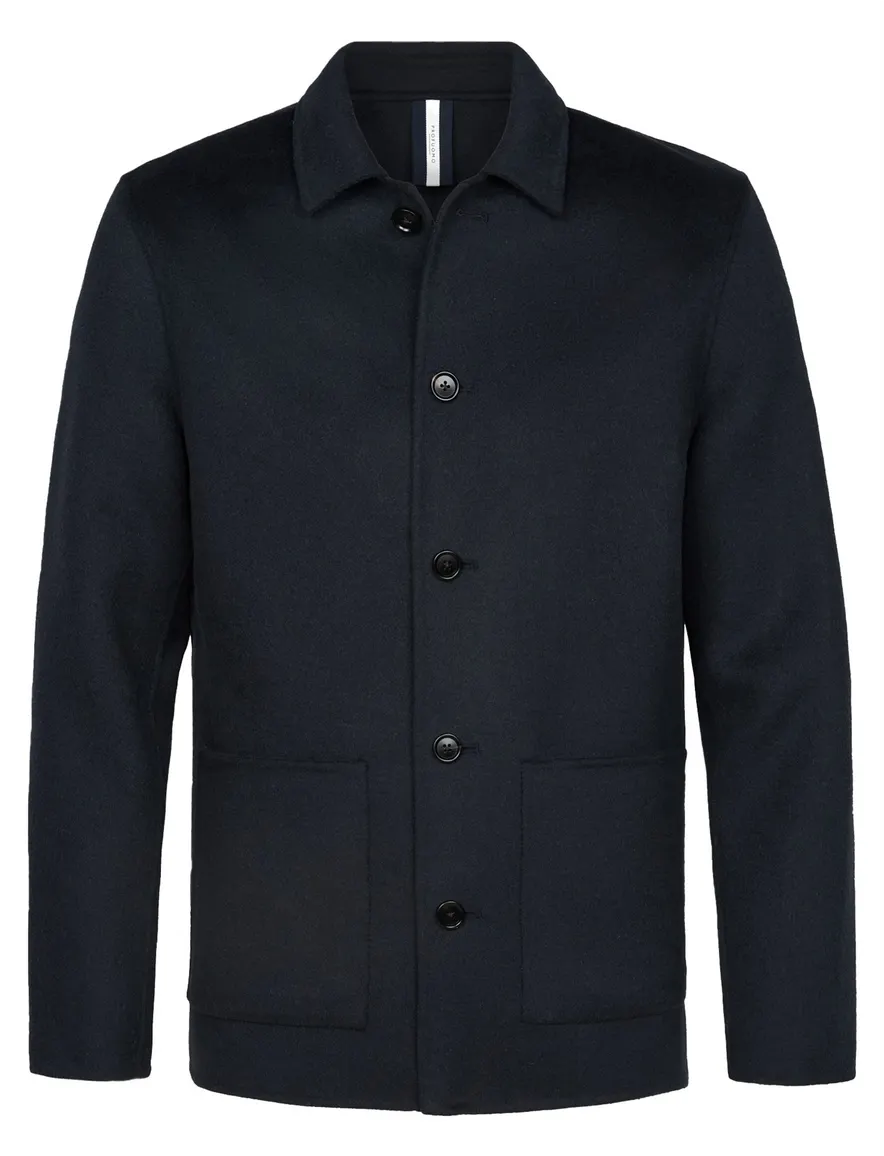 Overshirt donkerblauw Profuomo