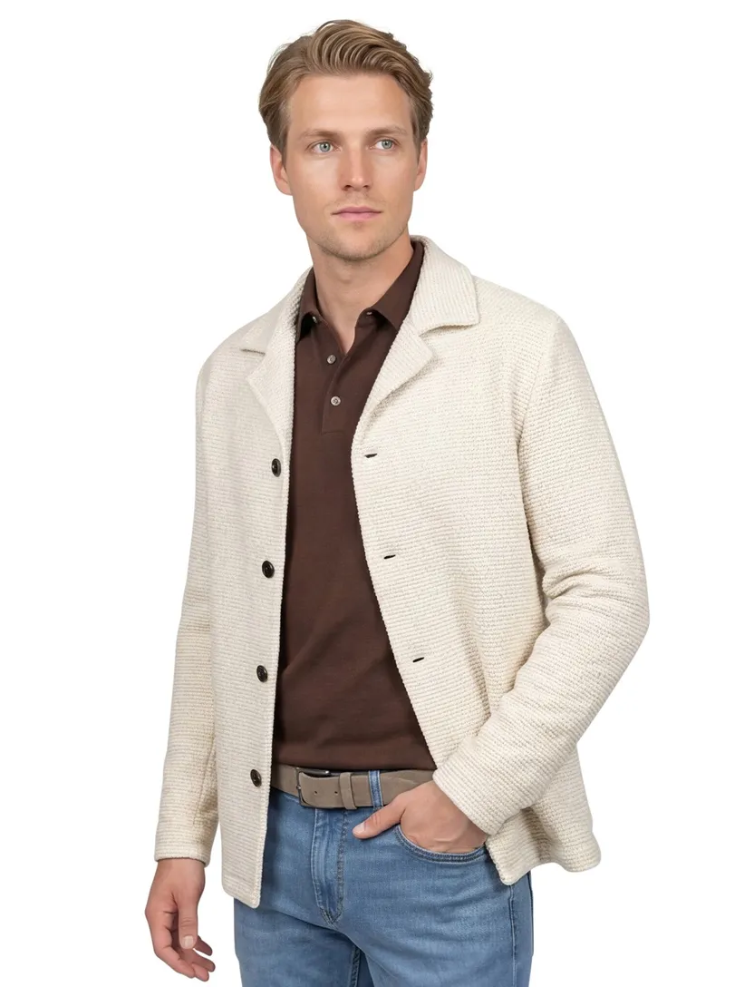 Overshirt Profuomo creme