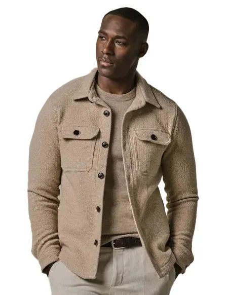 Overshirt beige Profuomo