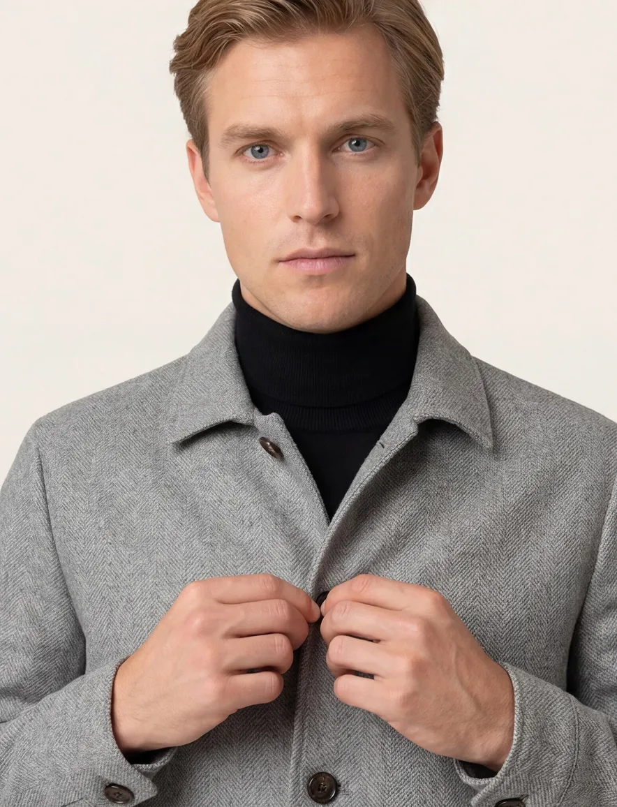 Overshirt grijs Profuomo