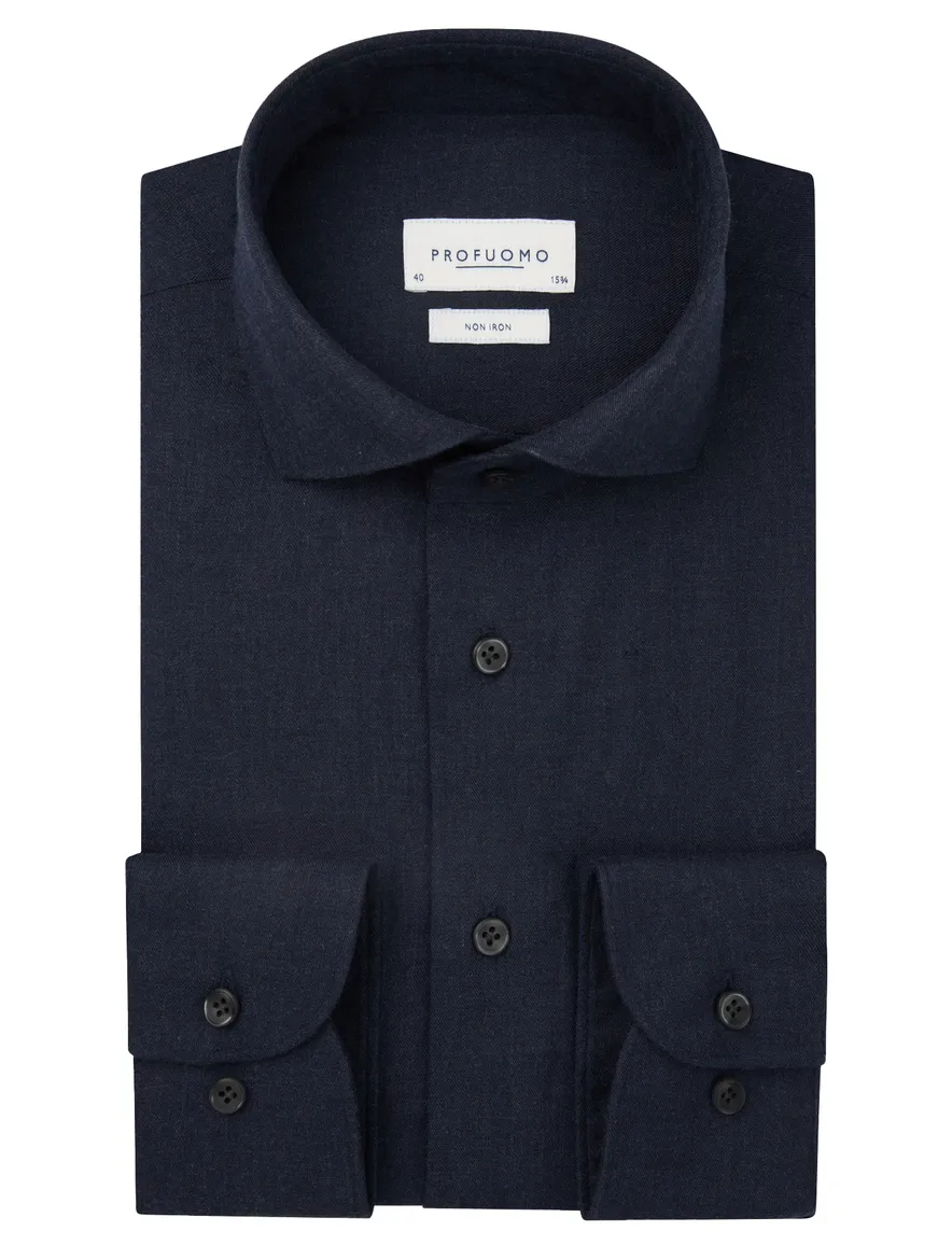 business overhemd donkerblauw Profuomo