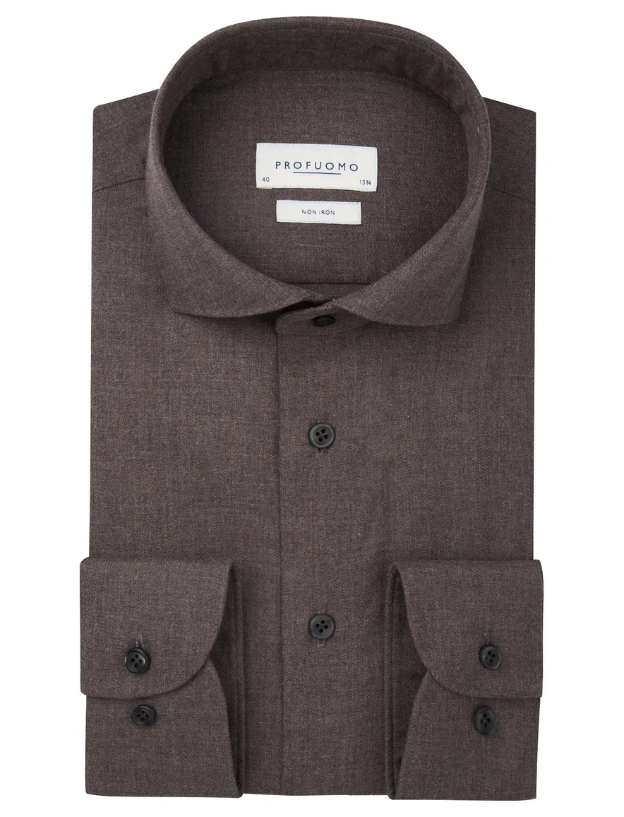 business overhemd bruin Profuomo