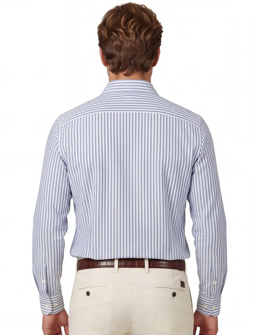 business overhemd blauw Profuomo