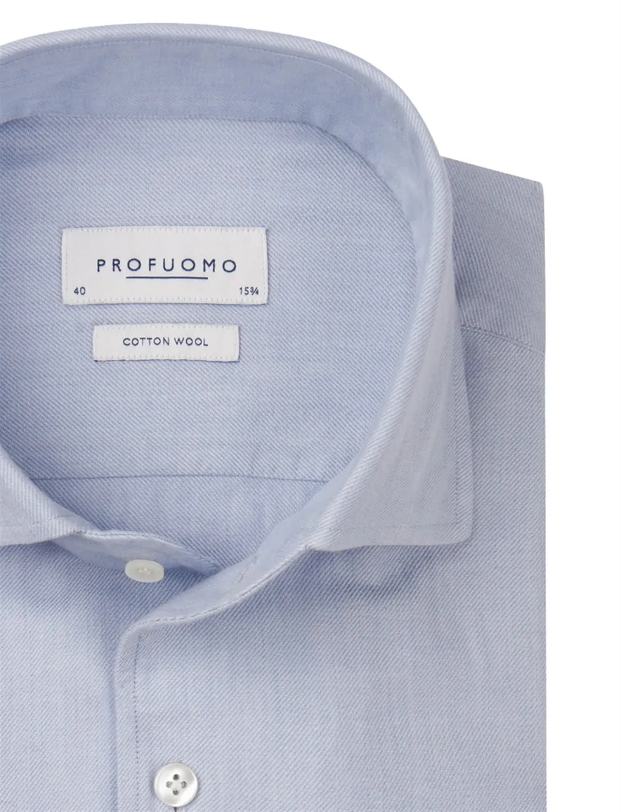 Profuomo business overhemd lichtblauw