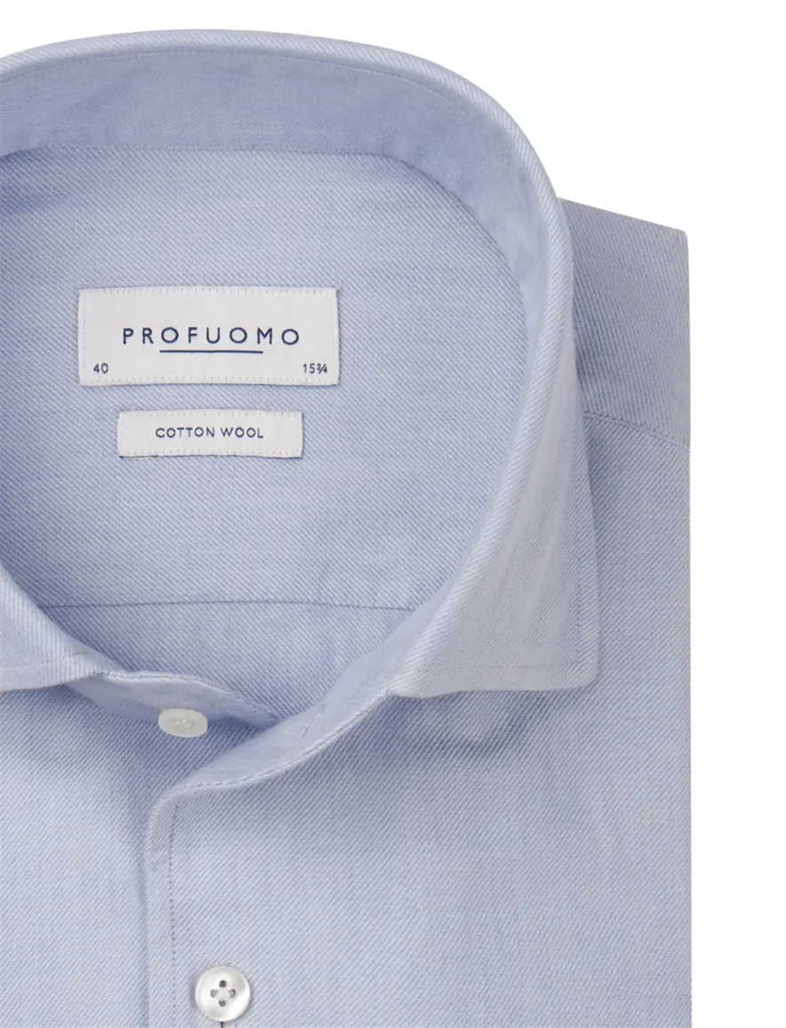 Profuomo business overhemd lichtblauw