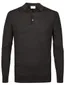 polo lange mouw bruin Profuomo