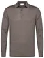 polo lange mouw bruin Profuomo