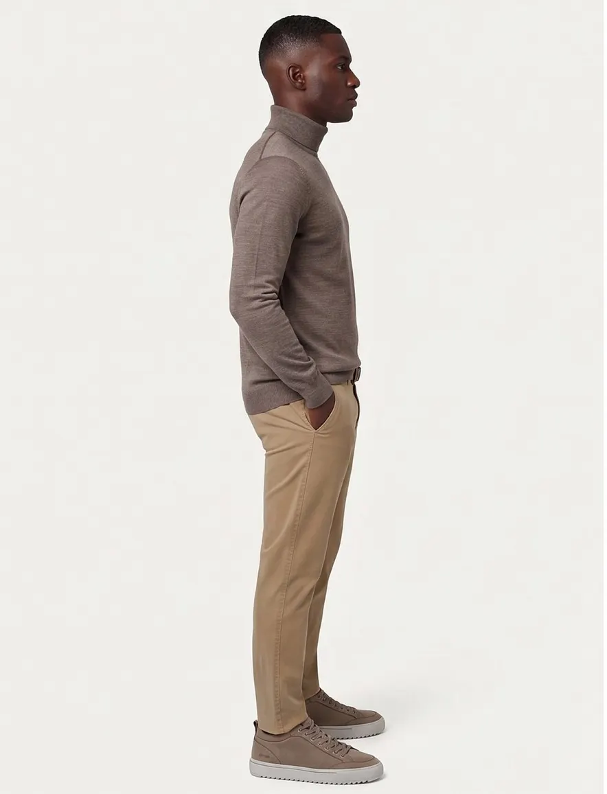 Profuomo coltrui taupe wol