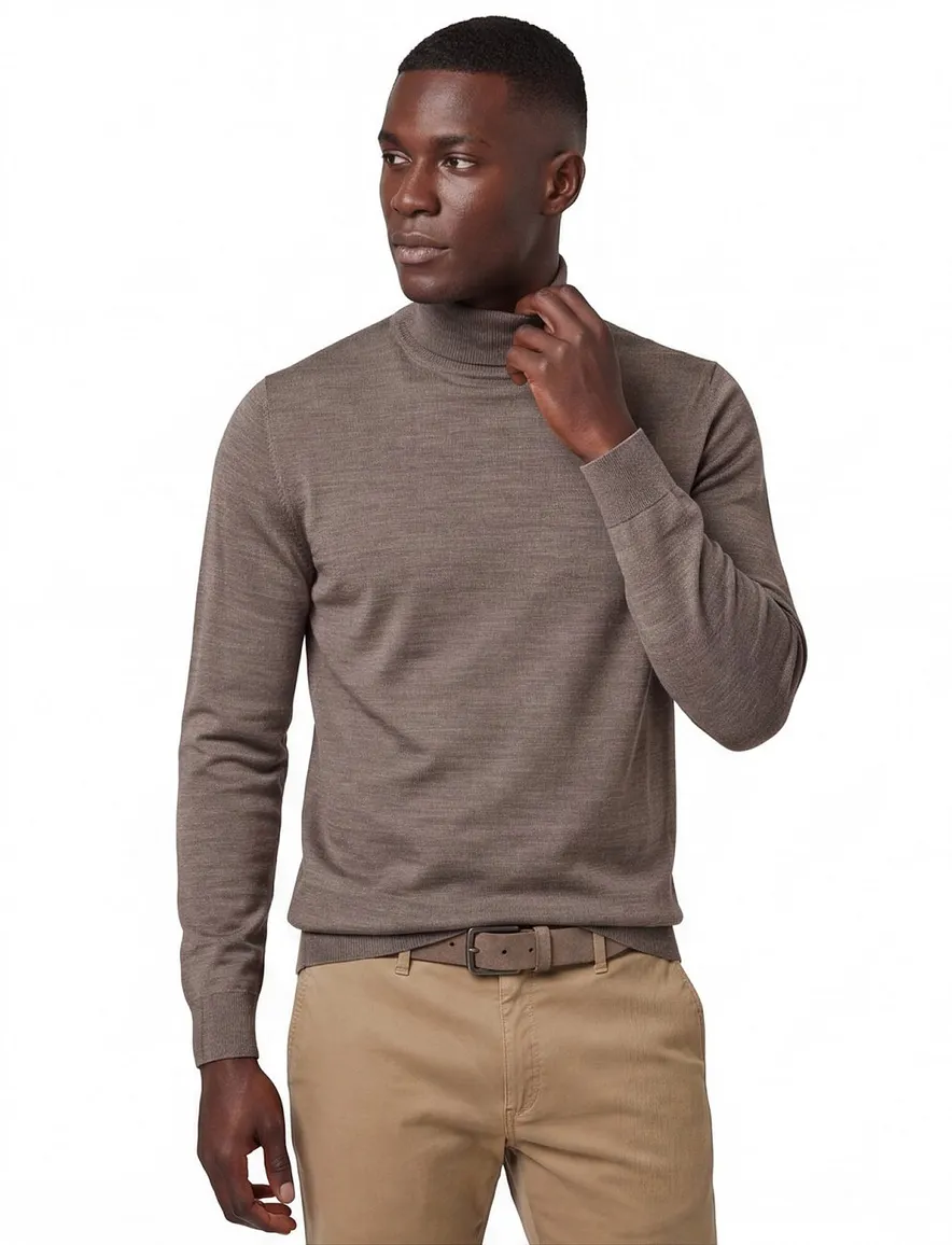 Profuomo coltrui taupe wol