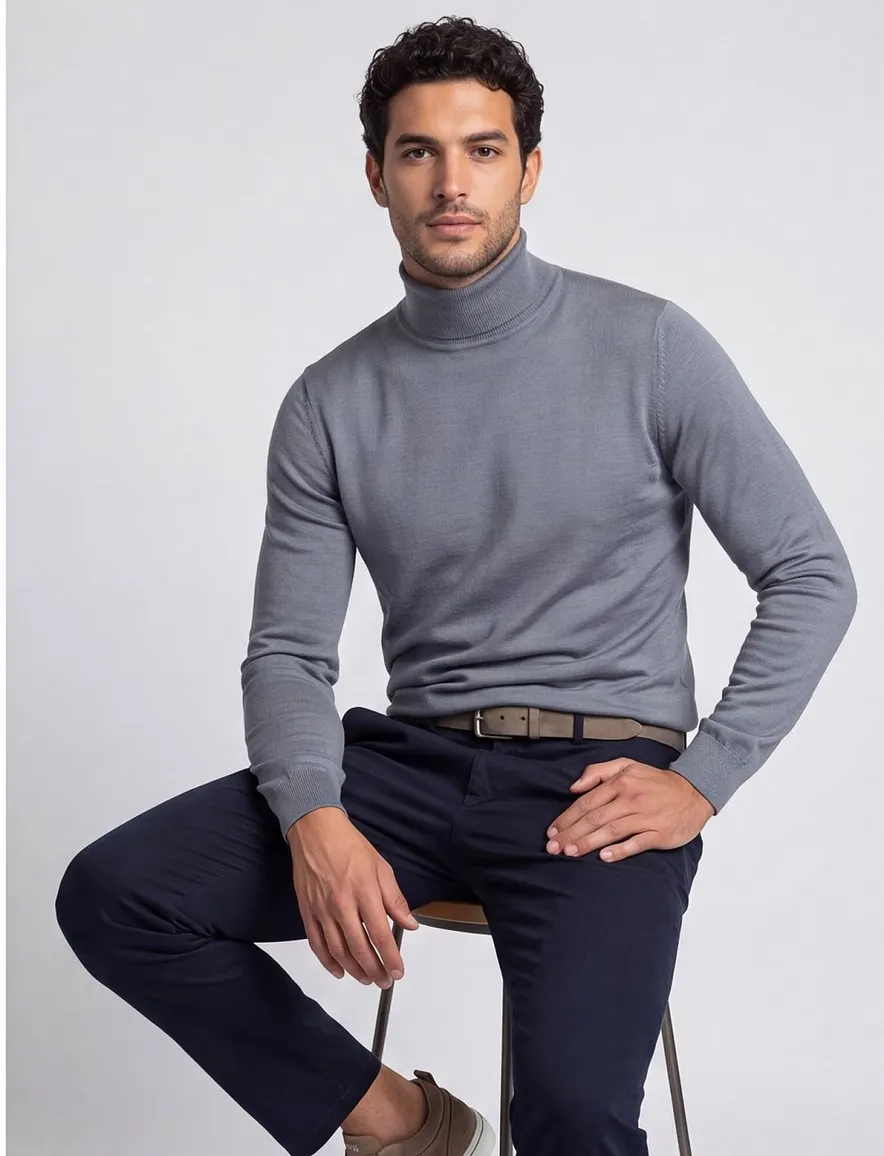 Profuomo coltrui blauw wol