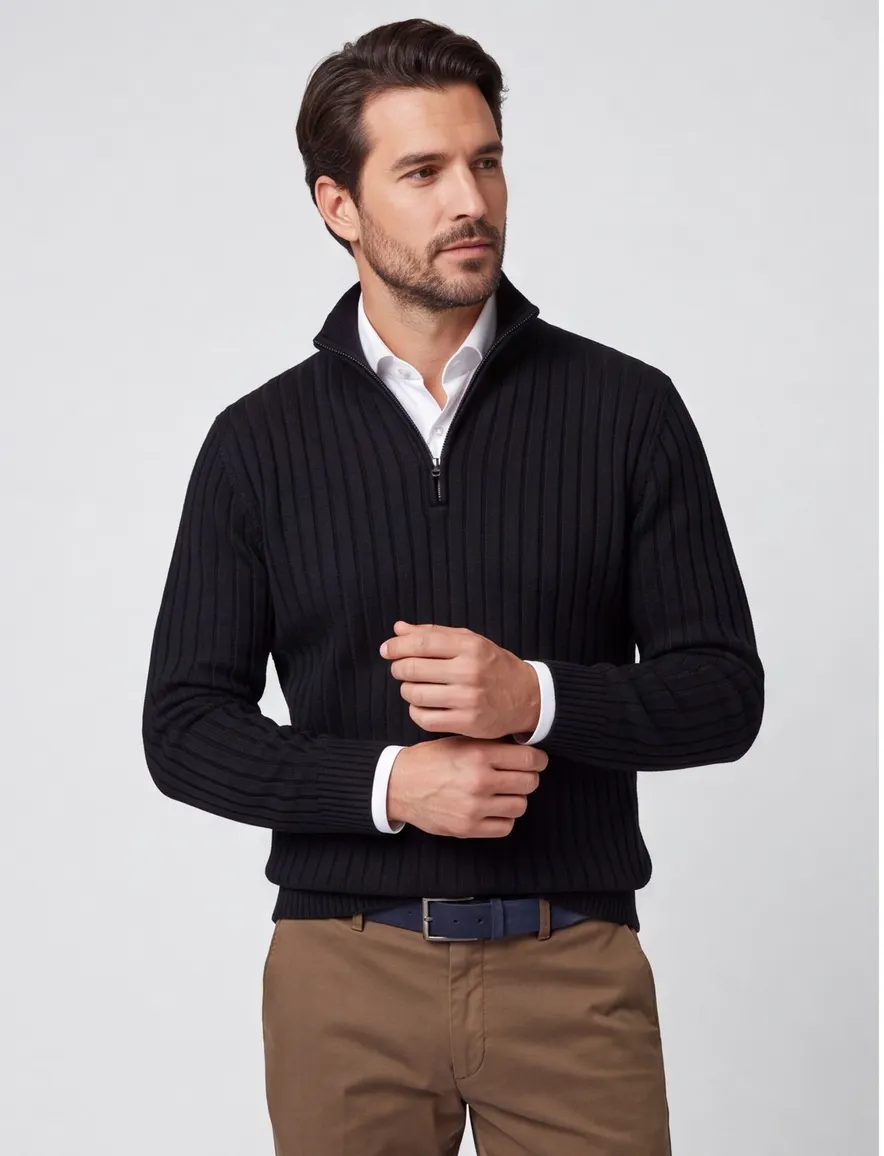 trui donkerblauw Profuomo