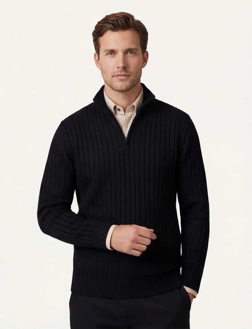 trui donkerblauw Profuomo