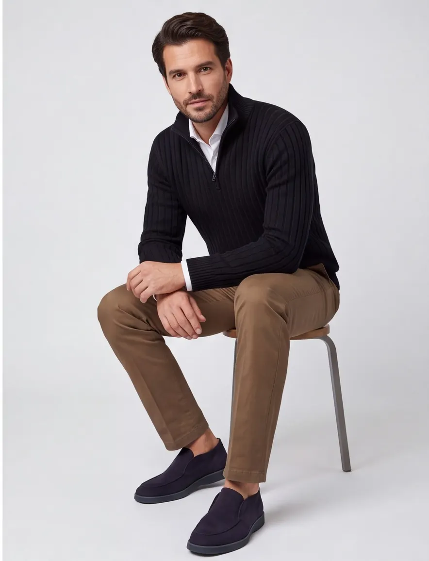 trui donkerblauw Profuomo