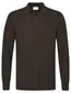 polo lange mouw bruin Profuomo