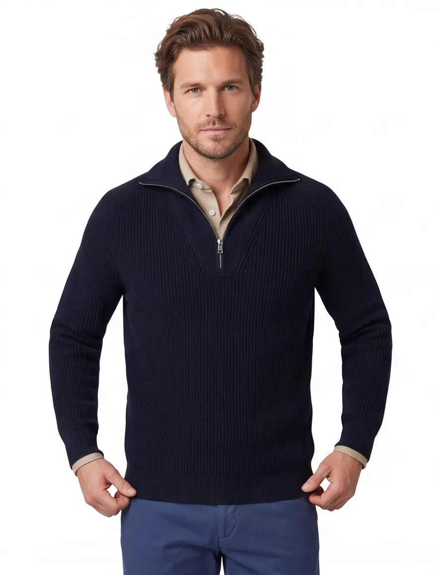 trui donkerblauw Profuomo