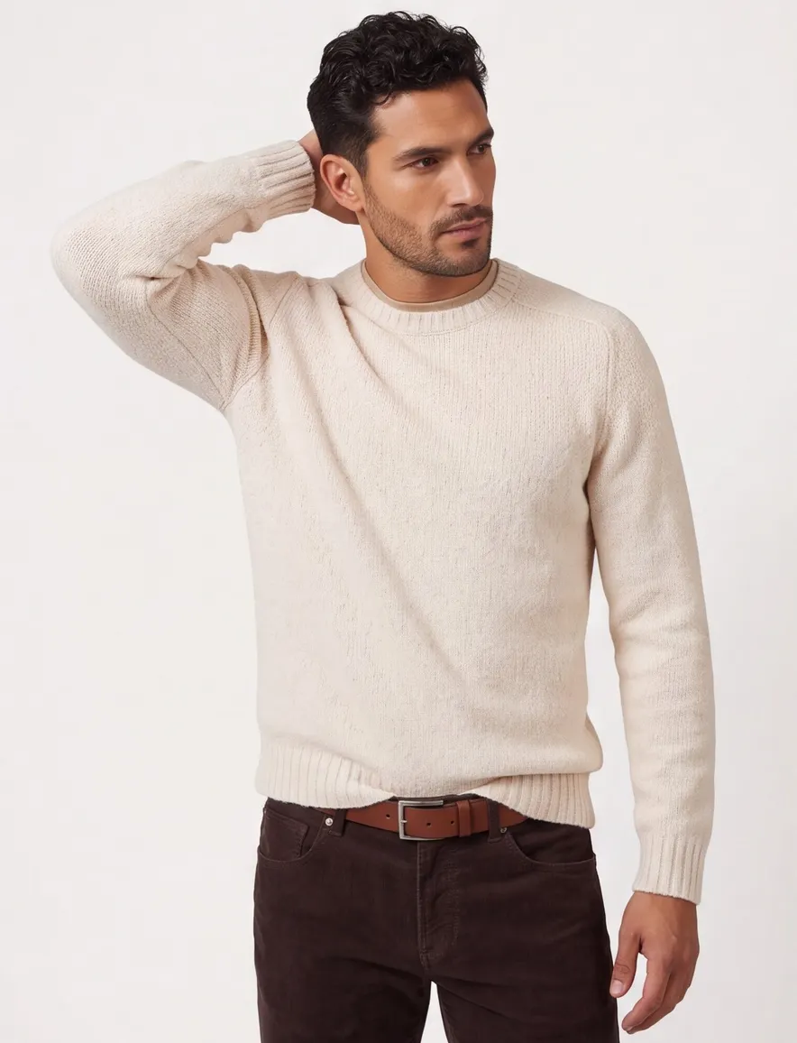 trui beige Profuomo