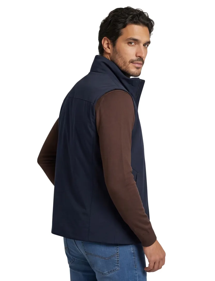 bodywarmer Profuomo donkerblauw normale fit
