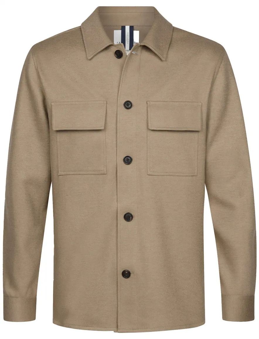 Overshirt beige Profuomo