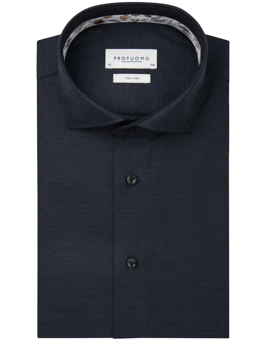 business overhemd donkerblauw Profuomo