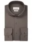 Profuomo Japanese Knitted business overhemd bruin