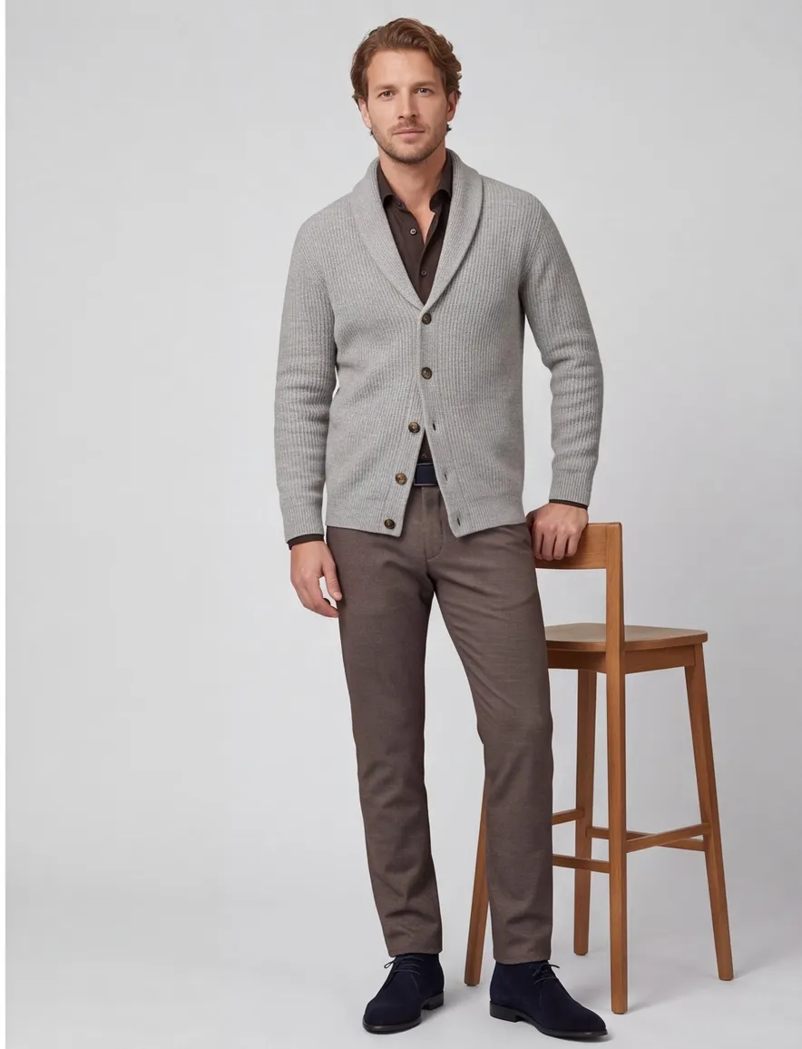 vest grijs Profuomo
