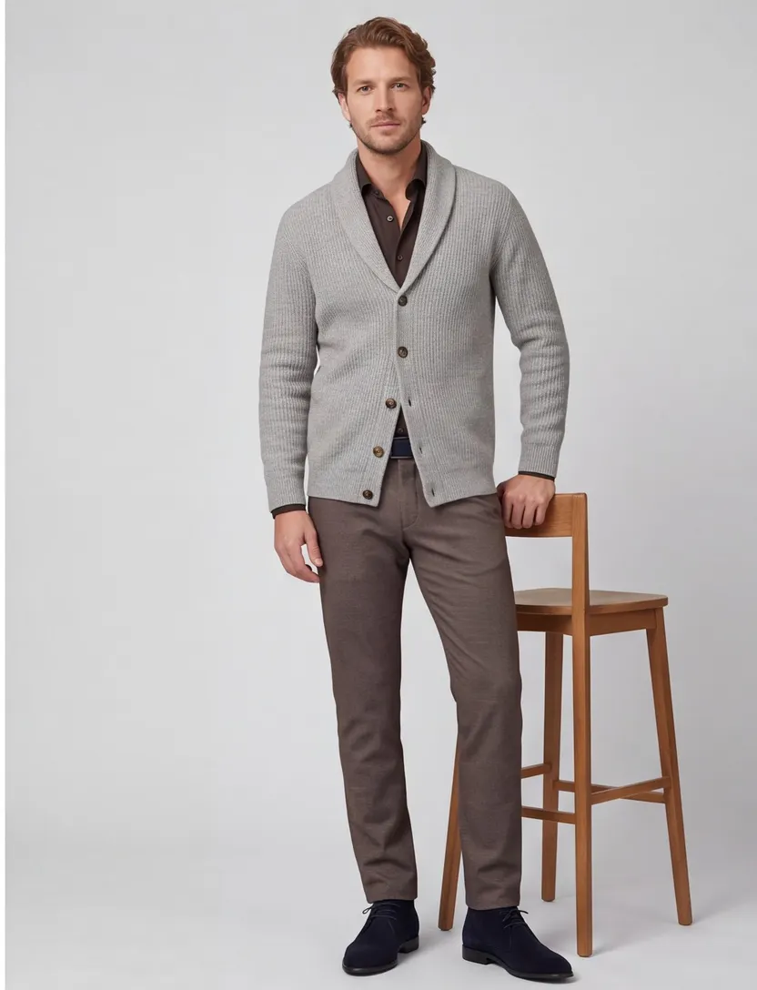 vest Profuomo grijs