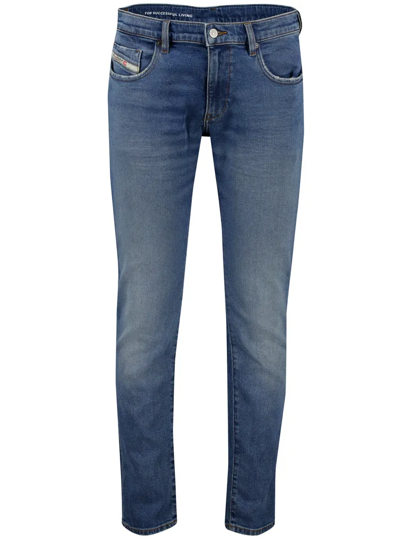 Diesel D-strukt slim fit blauw denim