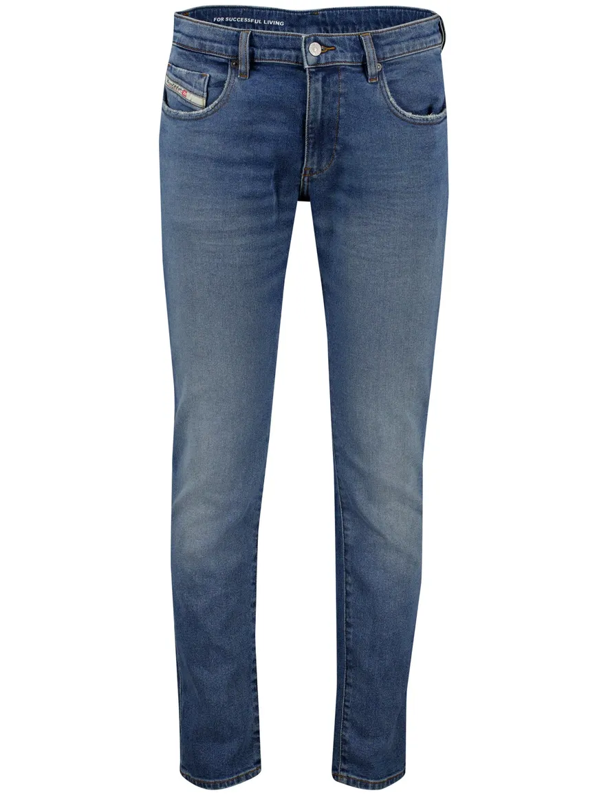 Diesel D-strukt slim fit blauw denim