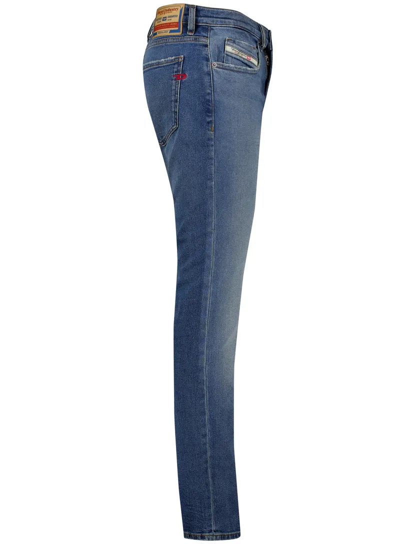 Diesel D-strukt slim fit blauw denim