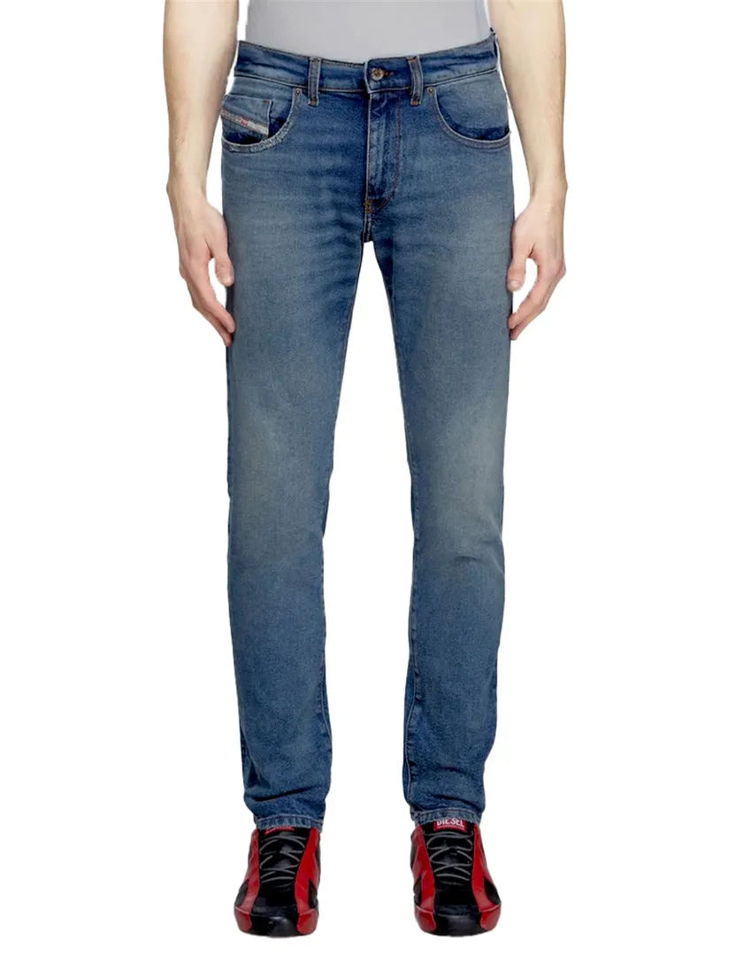 Diesel D-strukt slim fit blauw denim