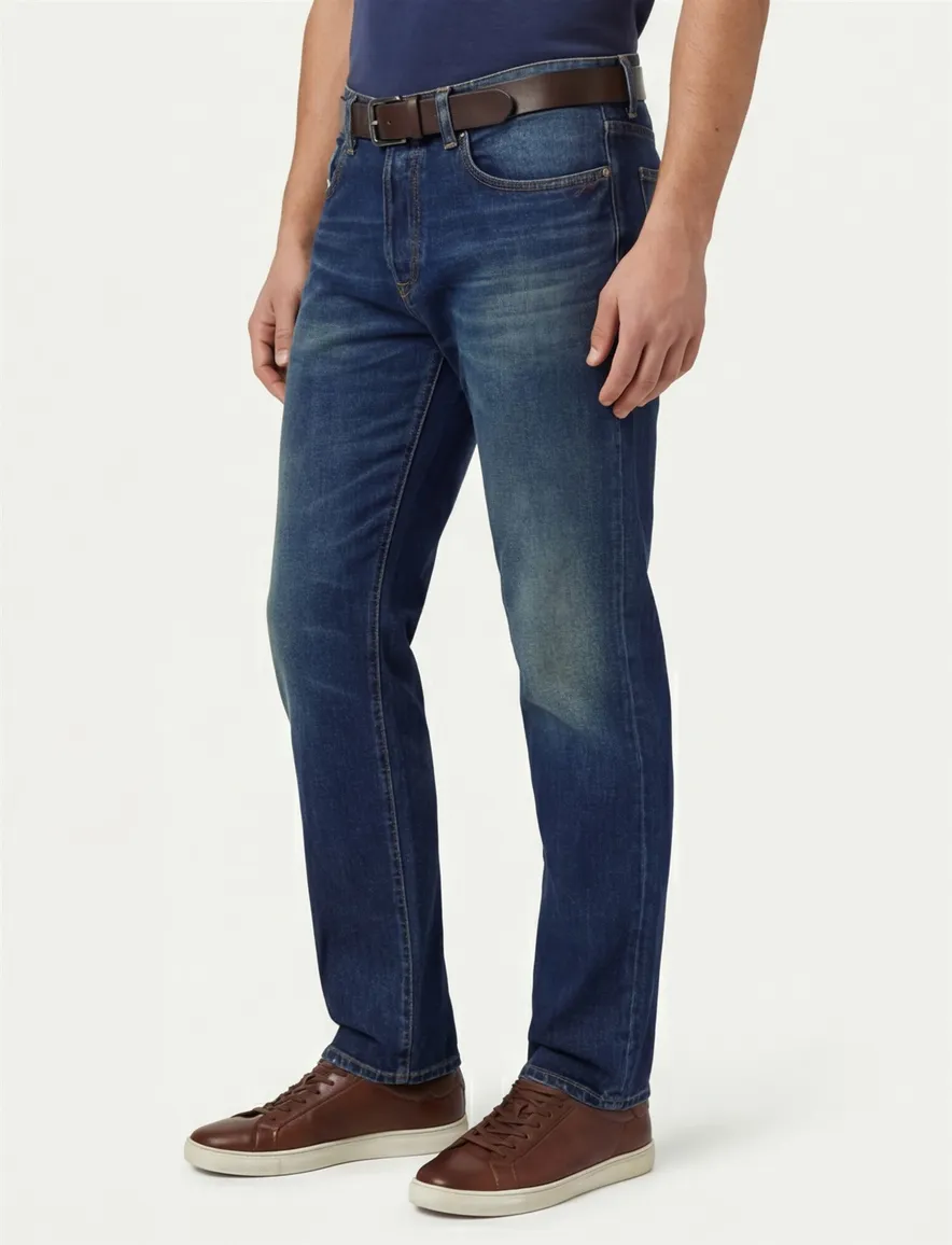 Diesel D-Finitive regular fit denim donkerblauw