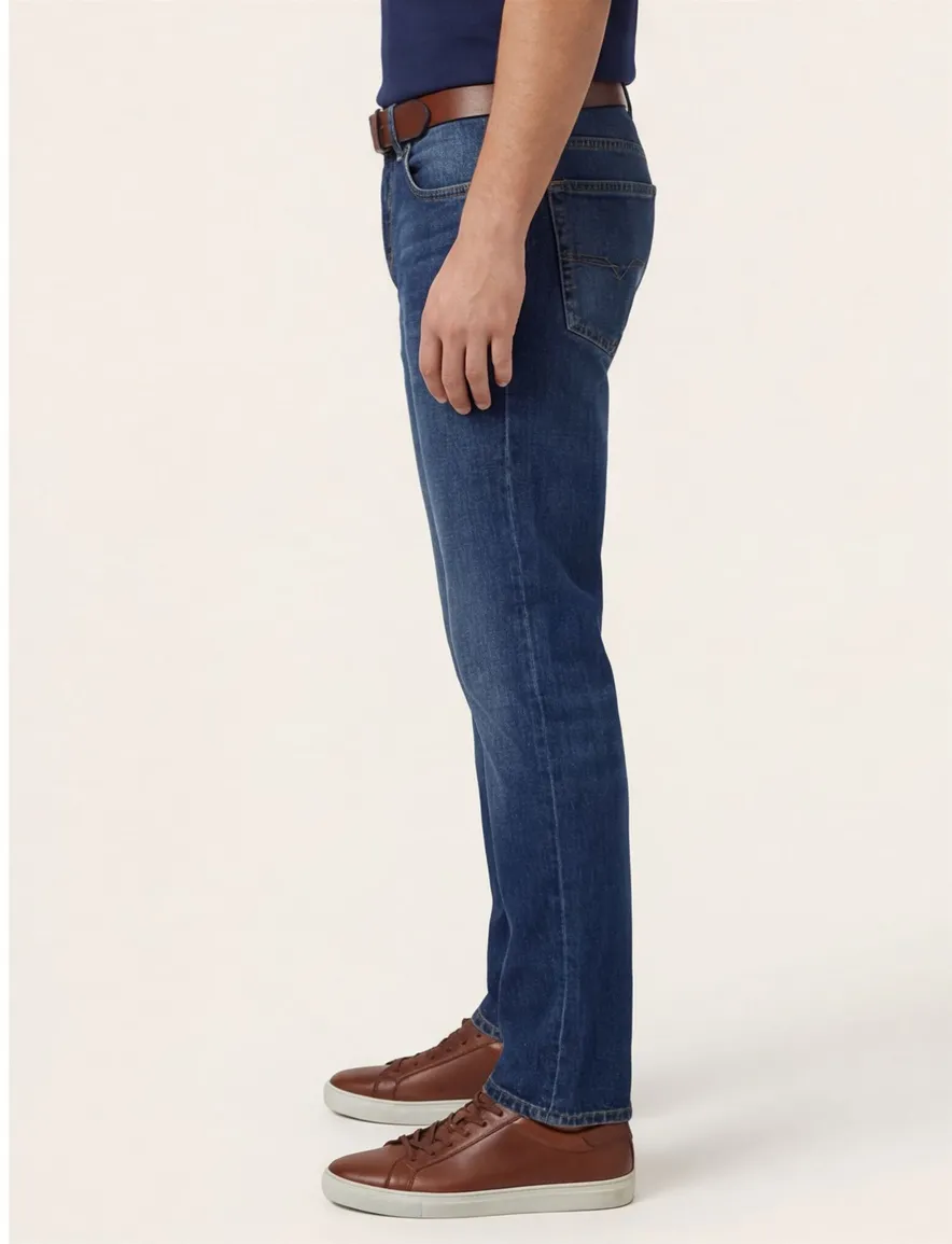 Diesel D-Finitive denim regular fit blauw