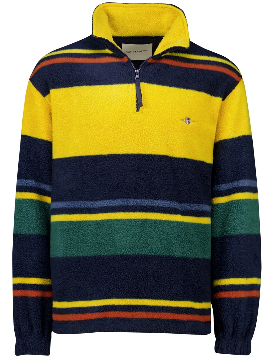 Gant Trui multicolor fleece gestreept
