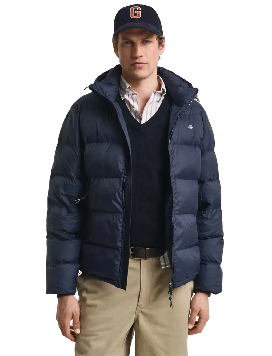 Gant winterjas donkerblauw