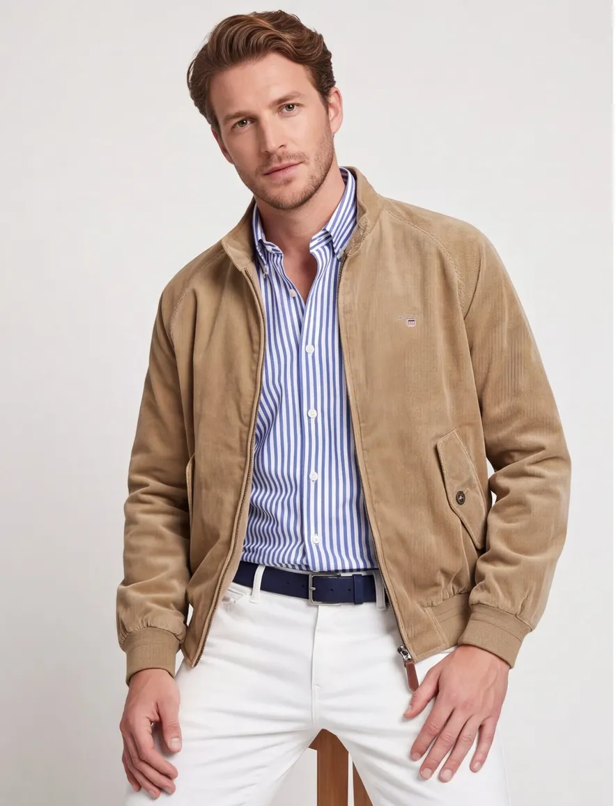 winterjas camel Gant