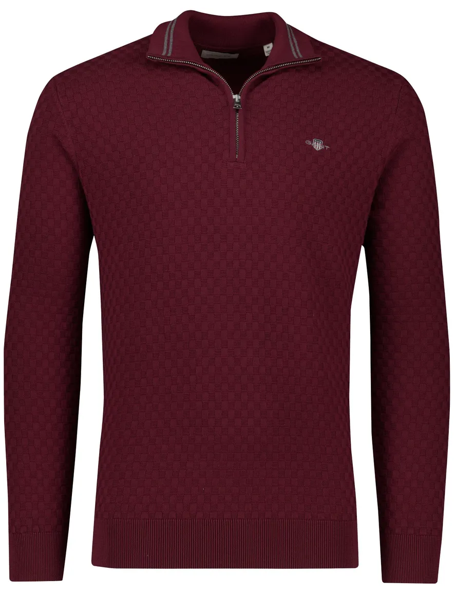 trui bordeaux Gant