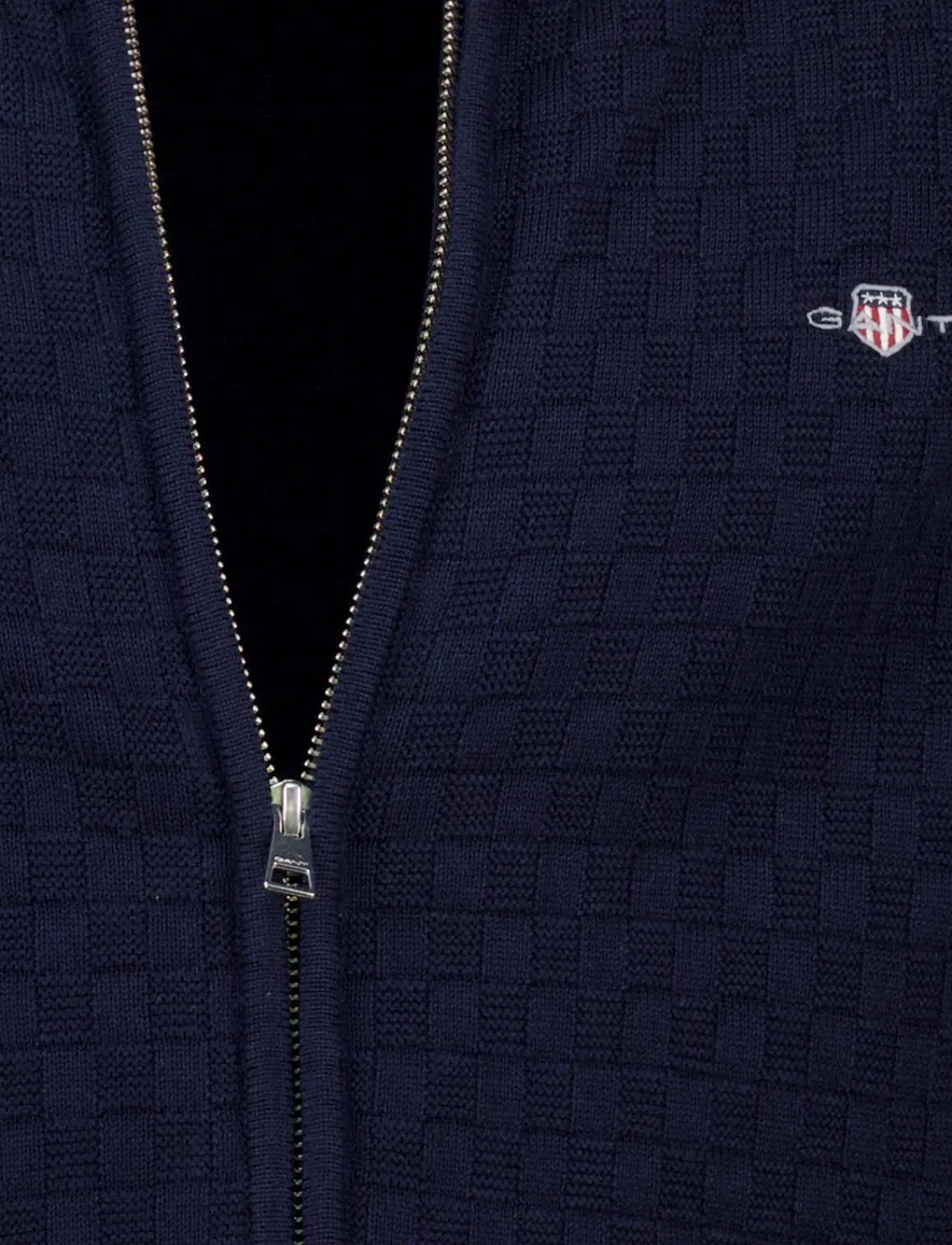 vest donkerblauw Gant