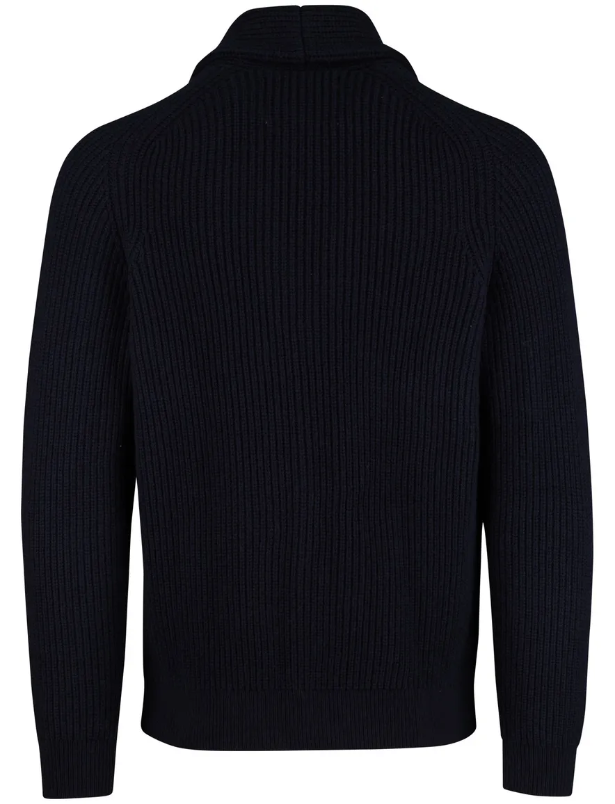 Gant gebreid vest wol navy