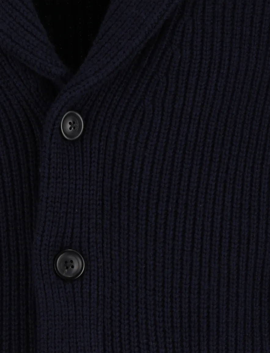 Gant gebreid vest wol navy