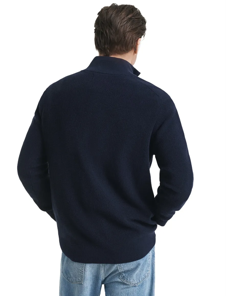 trui donkerblauw Gant