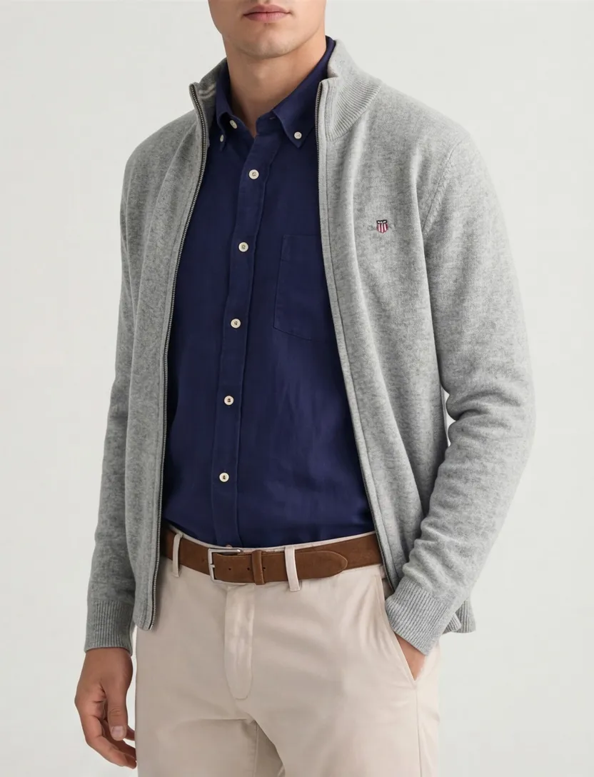 vest Gant grijs