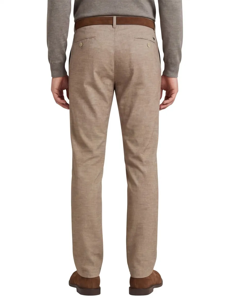 Meyer Bonn pantalon katoen beige