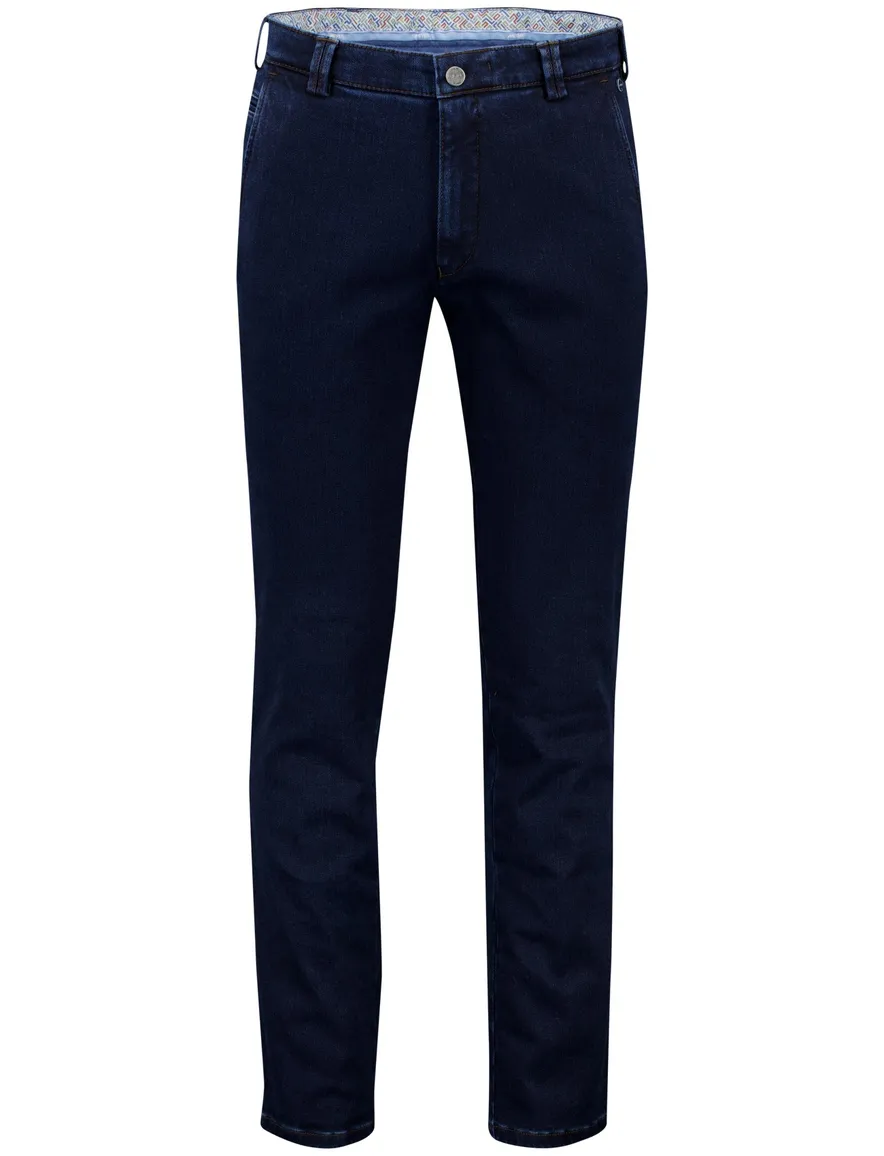 Meyer jeans katoen donkerblauw