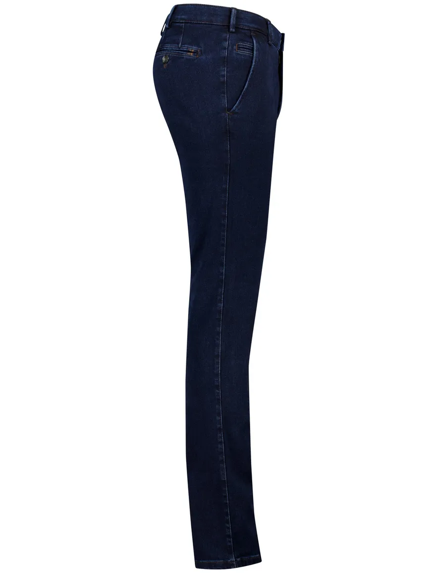Meyer jeans katoen donkerblauw