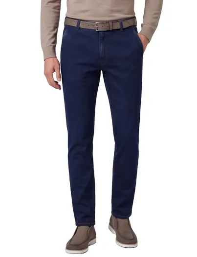 Meyer Meyer jeans katoen donkerblauw